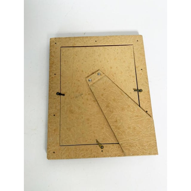 Brown Brown Leather Photo Frame, France, 1950s For Sale - Image 8 of 11