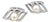 1990s Pair of Mikimoto Estate Akoya Pearl Mens Cufflinks 7 mm Silver For Sale