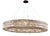 Collection Orione Chandelier in Metal and Crystal by Jago For Sale