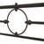 Described as a French industrial chic bed with textured industrial metal tubing and padded linen panels create this...