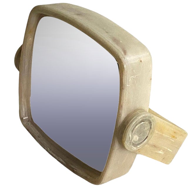 French Tortoise Hand Mirror, 1970 For Sale