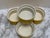 Pottery Ceramic Yellow & White Ribbed Ramekins, Set of Four For Sale In Sacramento - Image 6 of 7