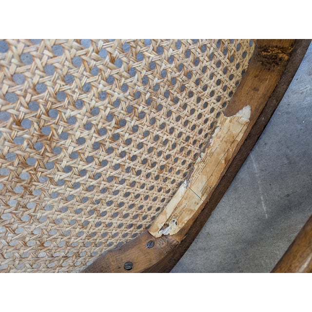 Vintage Bentwood and Cane Dining Chairs, Former Yugoslavia, 1970s, Set of 4 For Sale - Image 15 of 17
