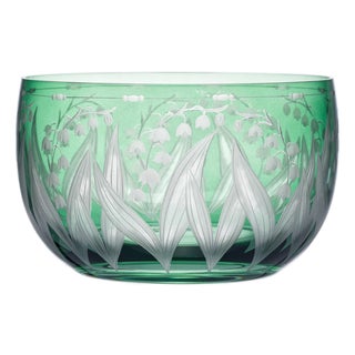 ARTEL Lily of the Valley Small Round Bowl, Sage For Sale