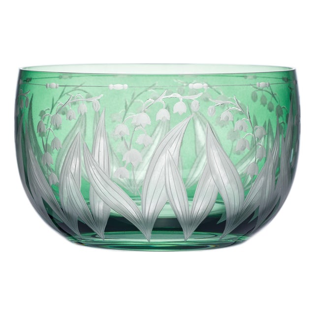 ARTEL Lily of the Valley Small Round Bowl, Sage For Sale