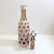 1950s Czech Bottle Peach Glass With White Overlay For Sale - Image 4 of 6