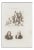 Unknown - Costumes and Portraits - Original Lithograph - 19th Century For Sale