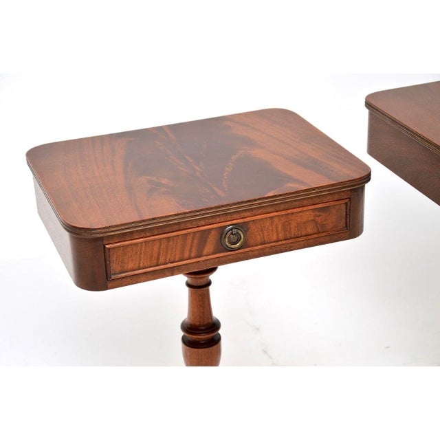 Antique Regency Side Tables, 1950s, Set of 2 For Sale - Image 9 of 13