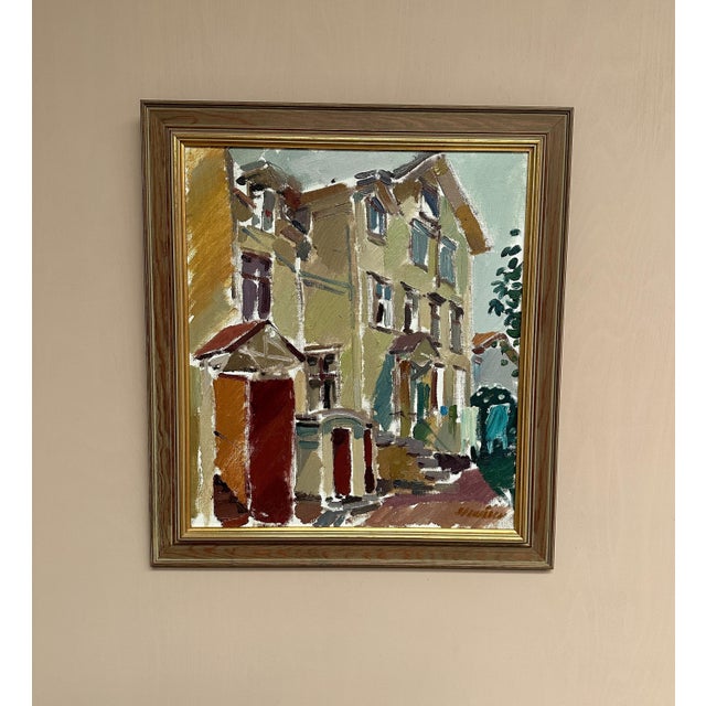 Gösta Stawåsen, Södra Kyrkogatan 50, 1970, Oil on Canvas, Framed For Sale - Image 8 of 16