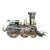 Vintage Steampunk Train Locomotive Wall Hanger For Sale