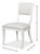 Klismos Dining Chairs in White with Cream Seats, Sets of 2 For Sale - Image 11 of 11