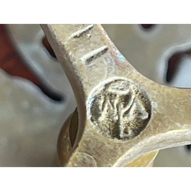 Folk Art Farmhouse Usa Brass Squirrel Design Indoor Outdoor Plant Stand - Rare For Sale In Santa Fe - Image 6 of 6