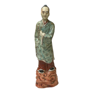 Vintage Oriental Ancient Style Dressing Ceramic Man Art Figurine Ws4419