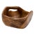 Hand-Carved Olive Wood Bowl, Jean Paul Bain, Vallauris, France, Circa 1970 For Sale