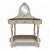 Louis XVI Style Painted Dressing Table For Sale - Image 11 of 11