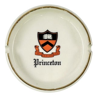 Vintage Princeton University Porcelain Ashtray For Sale