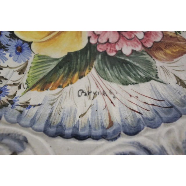 1970s Ceramic Wall Plate from Bassano, 1970s For Sale - Image 5 of 10