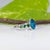 Metal Boulder Opal Cabochon Ring With Tsavorite Garnet Accents: Solid 14k Gold, Size 6.75 For Sale - Image 7 of 9