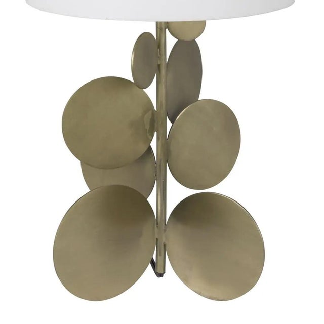 2020s NOIR Vadim Table Lamp with Shade, Metal with Brass Finish For Sale - Image 5 of 6