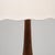 Organic Teak and Brass Table Lamp with Flower Shade, Denmark, 1960s For Sale - Image 6 of 8