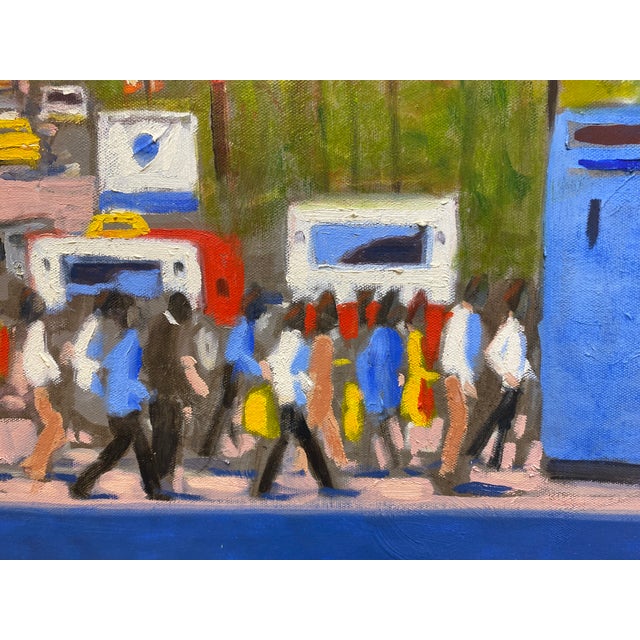 Early morning! Bright colors against a gray Chicago skyline! Cars and Buses and Trucks. Droves of people hurrying across...