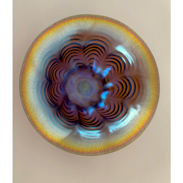 Glass Art Deco Ikora Glass Bowl from WMF, 1925 For Sale - Image 7 of 12