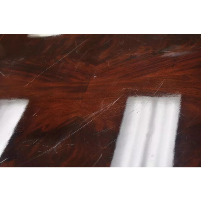 Wood Bernhardt Centennial Georgian Chippendale Mahogany Dining Table With 2 Leaves For Sale - Image 7 of 12