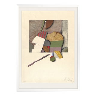 Karl Korab, Multicoloured Composition, 1974, Etching For Sale