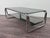 Italian Coffee Table in Chromed Steel and Smoked Glass, 1970s For Sale - Image 4 of 11