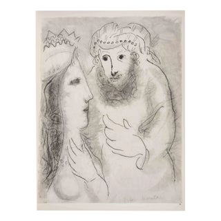 Marc Chagall, The Prophet, Photogravure, 1960 For Sale