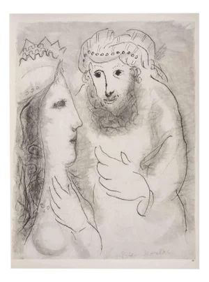 Marc Chagall, The Prophet, Photogravure, 1960