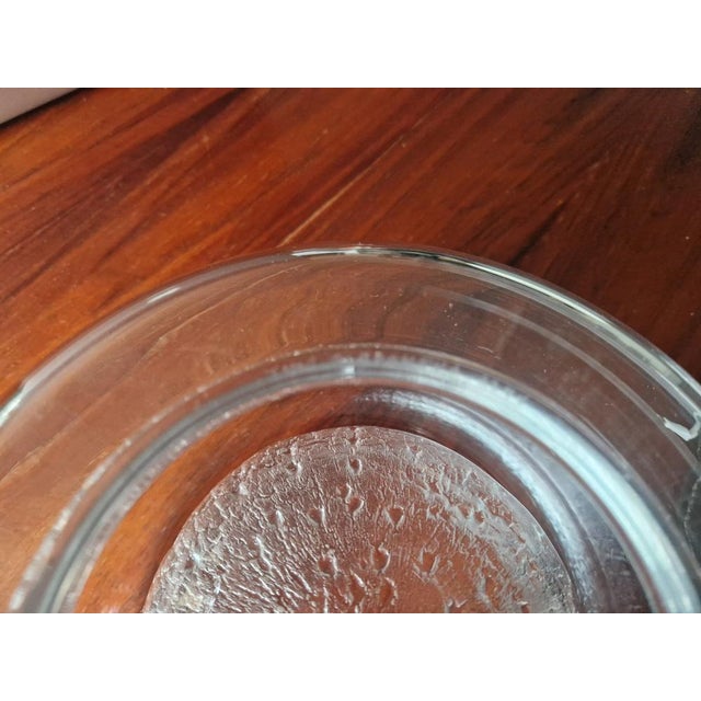 1960s Vintage Art Glass Bowl by by Timo Sarpaneva for Iittala, 1960s For Sale - Image 5 of 8