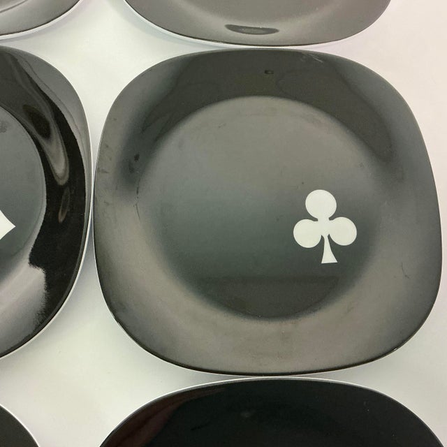 Plastic 1990s Vintage Americana Contemporary Boho Chic Melamine Snack/Dessert Plates - Set of 10. For Sale - Image 7 of 12