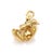 Contemporary Mid 20th Century Louis Vuitton Heart & Bow Locket 18k Yellow Gold Charm Pendant For Sale - Image 3 of 6