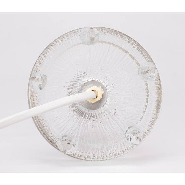 Crystal and Brass Table Lamp by Orrefors for Vitrika, 1960s For Sale - Image 10 of 12