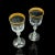1920s Set of 4 Antique French Glass Wine Glasses For Sale - Image 12 of 13