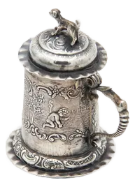 Miniature Silver Beer Mug