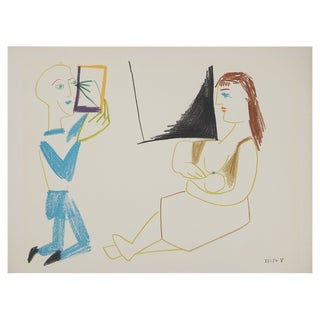 Pablo Picasso, Artist, Woman and Child, Lithograph For Sale