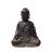 Brown Handmade Bronze Finish Decent Look Sitting Buddha Statue For Sale - Image 8 of 8
