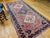 Persian Vintage Persian Shiraz Tribal Area Rug, Hand-Knotted Wool, Geometric Pattern, Rust-Red & Navy, 5x10 For Sale - Image 3 of 11