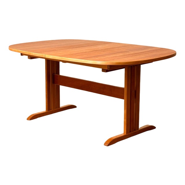 Oval Dining Table in Cherry by Gangsø, Denmark, 1990s For Sale