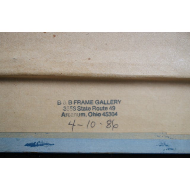 1980s 1980s Eric Ernst Better to Say Goodnight Acrylic Painting For Sale - Image 5 of 12