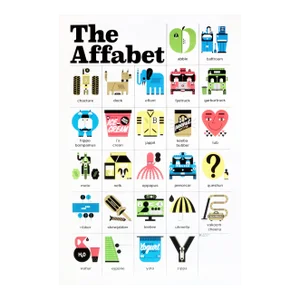 2022 Contemporary Canadian Poster, the Affabet (Artist Signed)