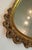 Wood 1970s Rococo Style Gold Oval Wall "Bow" Mirror For Sale - Image 7 of 14