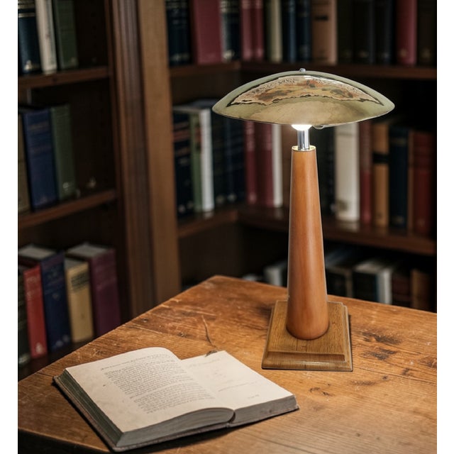 Vintage Table Lamp in Wood, 1970 For Sale - Image 14 of 18