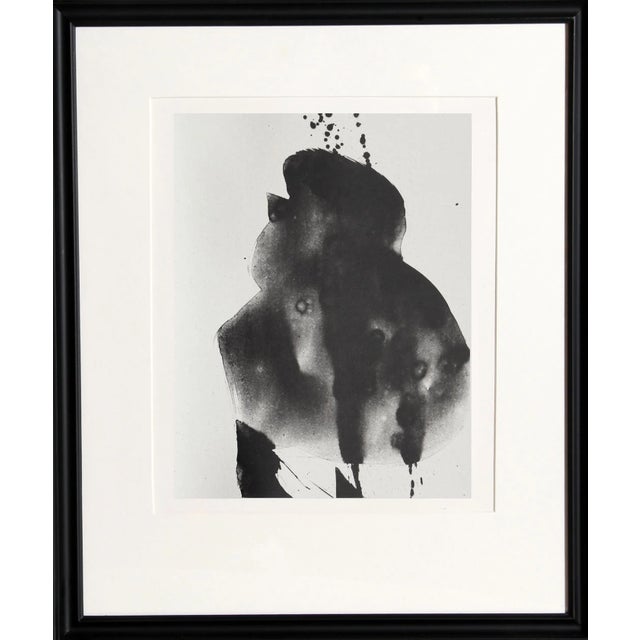 Abstract Expressionism No. 4 from Three Poems, Robert Motherwell Lithograph For Sale - Image 3 of 3