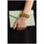 Baroque Bochic "Capri" Vintage Natural Ruby & Peridot Bangle Set In 18K Gold & Silver For Sale - Image 3 of 10