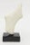 Vintage Carrara Marble and Black Resin Abstract Sculpture, 1980's For Sale - Image 9 of 11