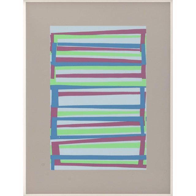 Contemporary Josef Albers "The Interaction of Color Plate Xviii-9" Screenprint For Sale - Image 3 of 6