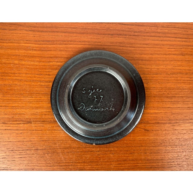 Ceramic Vintage Danish Studio Pottery Bowl from Sejer Keramik, 1977 For Sale - Image 7 of 12